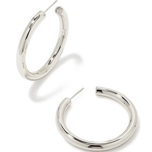 Kendra Scott Colette Hoops Silver